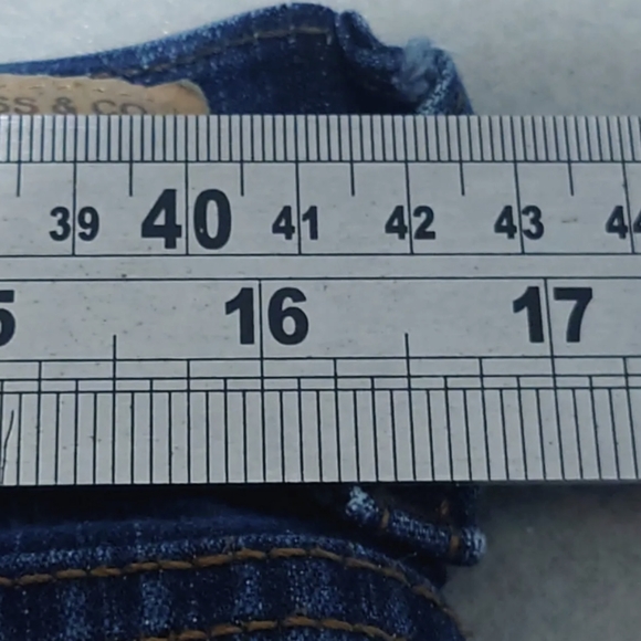 Levi's 512 Slim Womens Blue Jeans Size 14 Perfectly Slimming Cotton W32 L30 - Picture 5 of 6